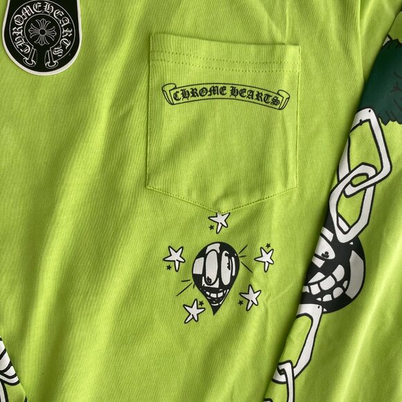 Chrome Hearts Matty Boy Green Pullover Sweatshirt - Picture 3 of 6